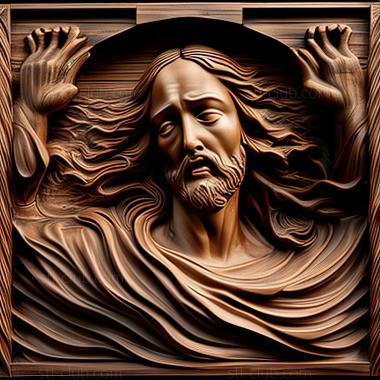 3D model st jesus (STL)